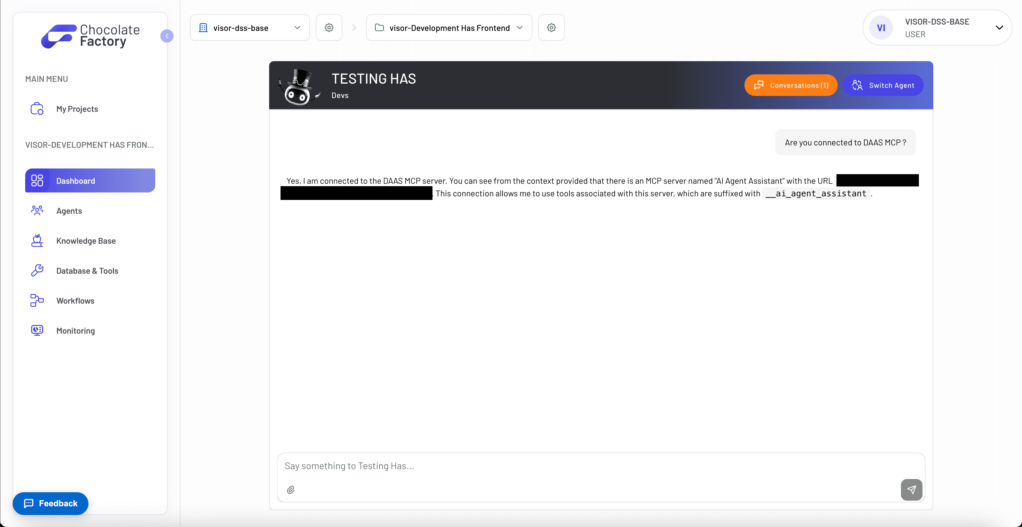 Validating MCP Connection