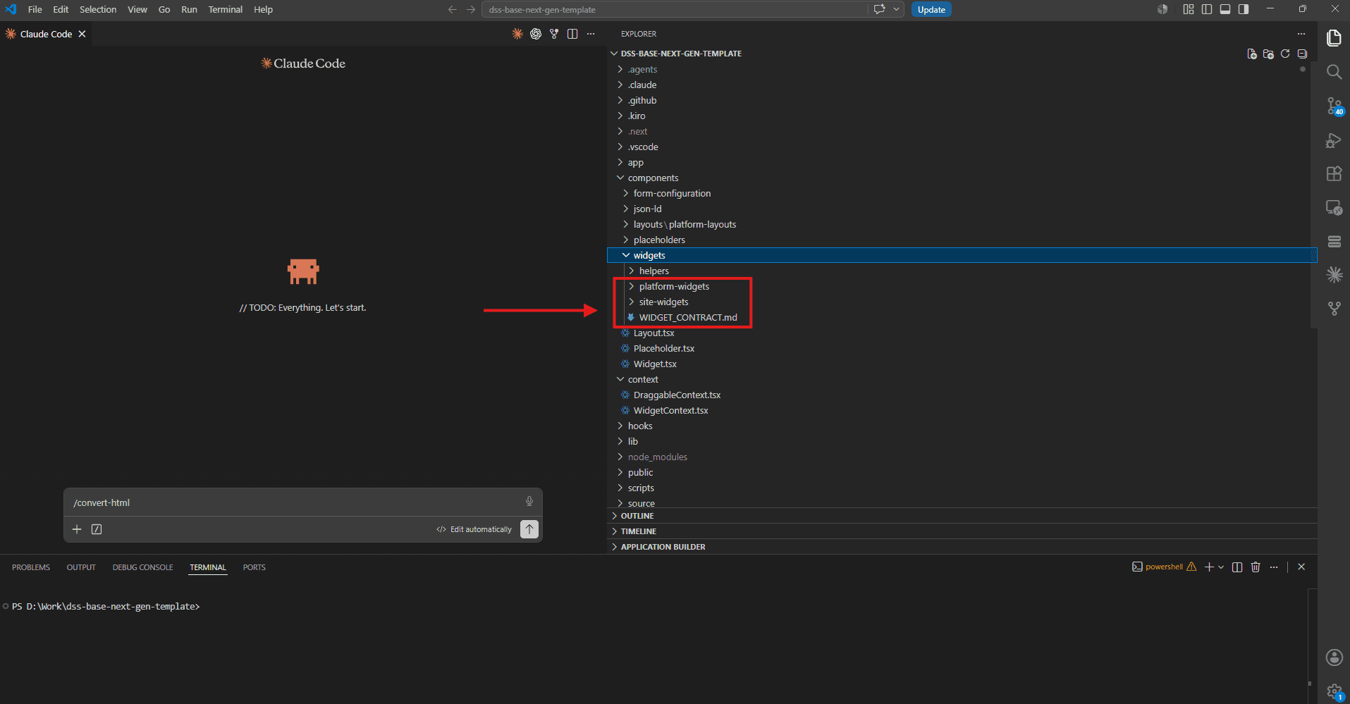 Generated widget files